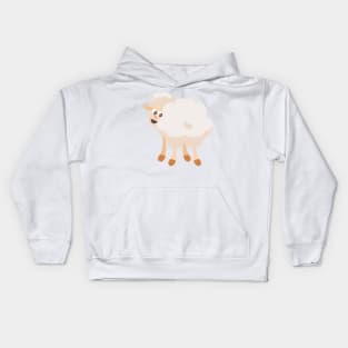 Cute sheep lamb Kids Hoodie